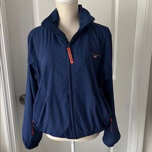 Polo Sport by Ralph Lauren Women's VTG  Navy Windbreaker Jacket Zipper
